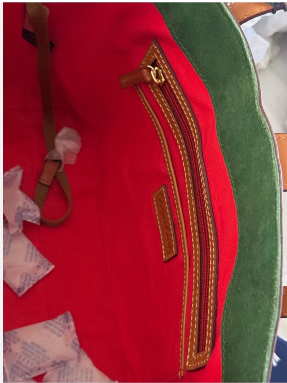 Dooney & Bourke Italian Florentine Leather Shoulder Tote Discontinued - Picture 8 of 8
